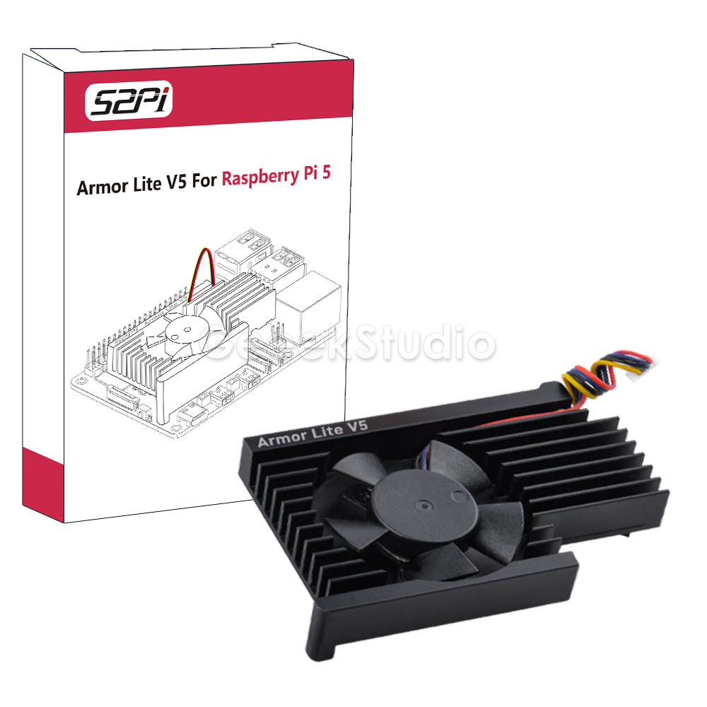 Pi 5 Case - Armor Lite V5 Aluminum Alloy CNC