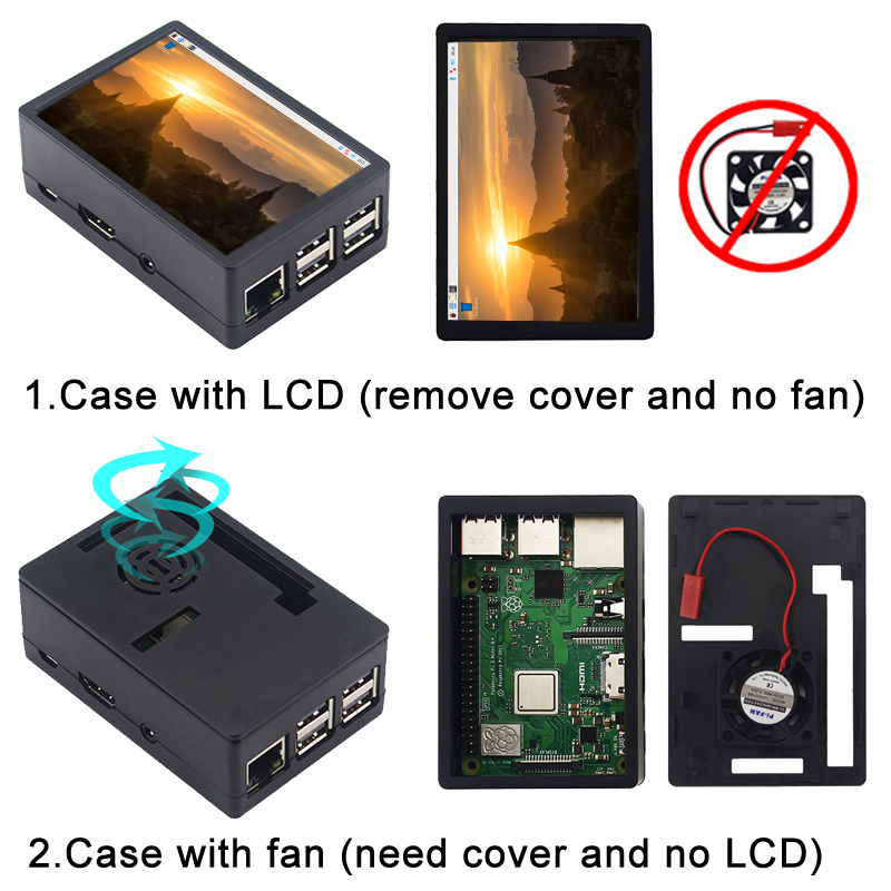 3.5 inch Raspberry Pi 3B/3B+/4 - Pi 4 Case ulasan dan harga