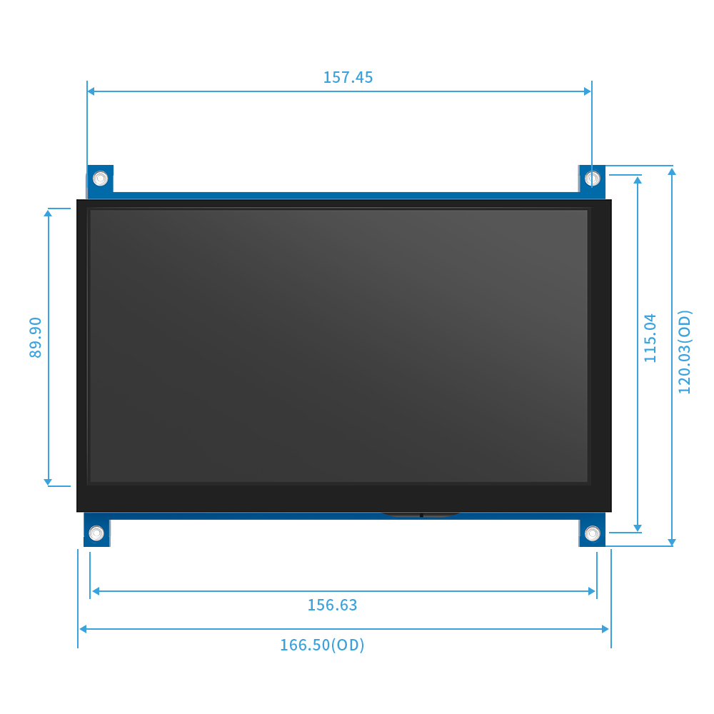 IPS 7Inch HDMI-compatible Moni - Raspberry Pi 4 ulasan dan harga