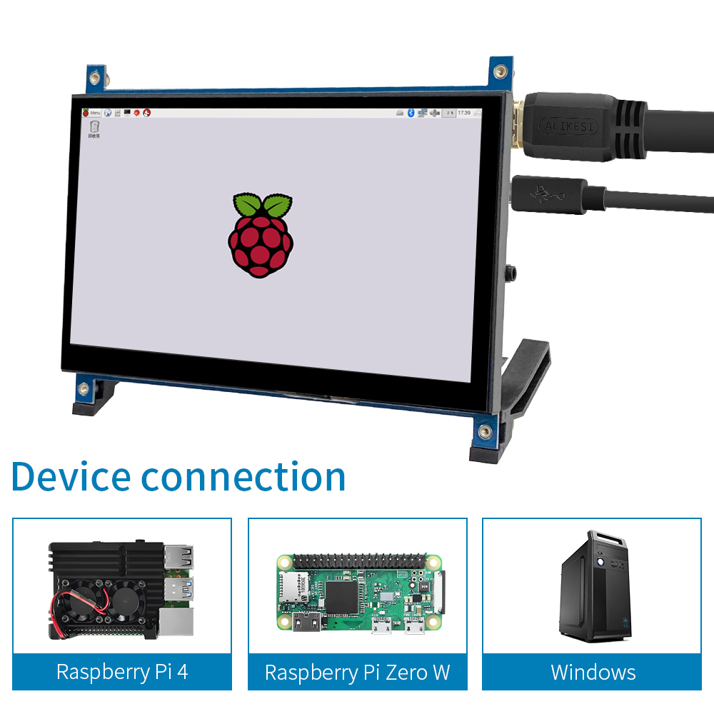 IPS 7Inch HDMI-compatible Moni - Raspberry Pi 4 ulasan dan harga