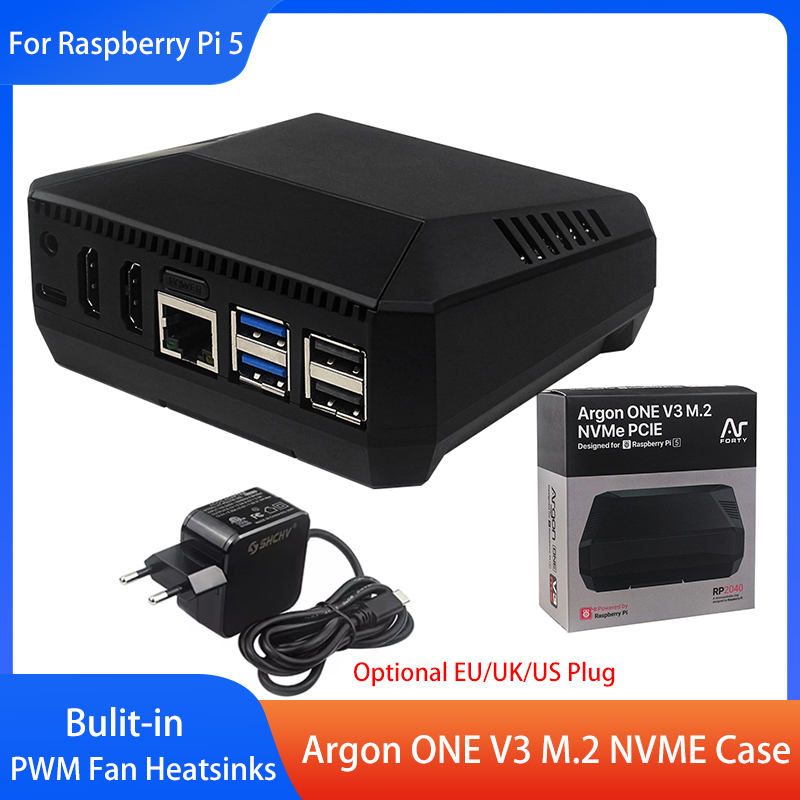 Argon ONE V3 M.2 NVME Case Alu - Pi 5 Case ulasan dan harga