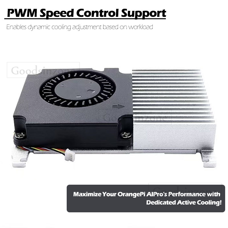 Cooling Fan with Heatsink Base - Pi Power Supply ulasan dan harga