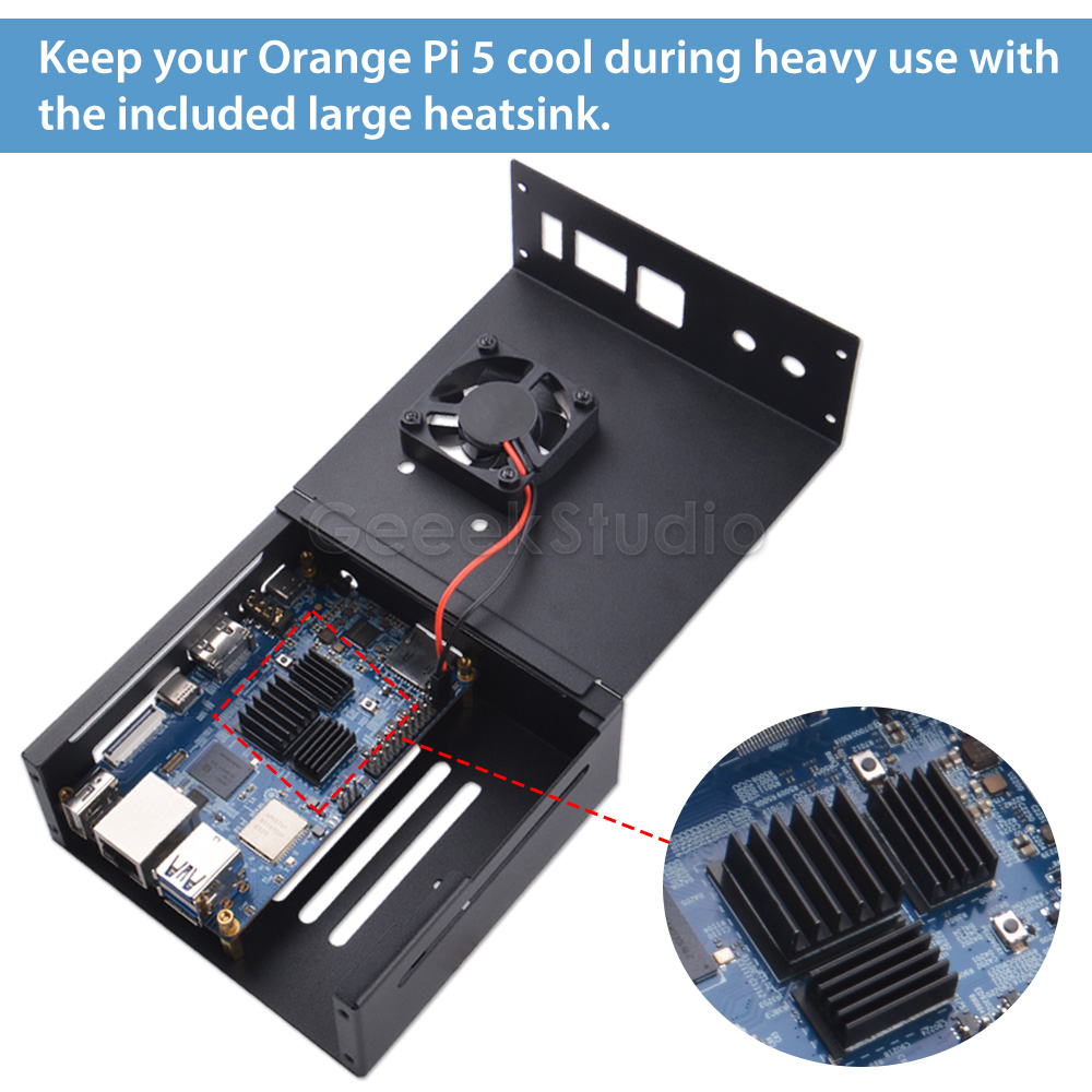Orange Pi 5/5B Metal Protectiv - Pi Cooler ulasan dan harga