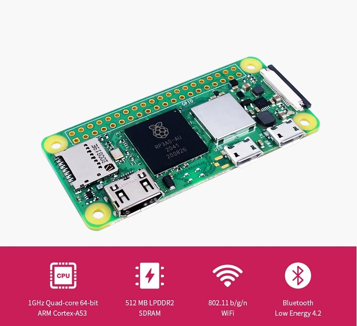 Raspberry Pi Zero 2 W, Five Ti - Pi Zero ulasan dan harga