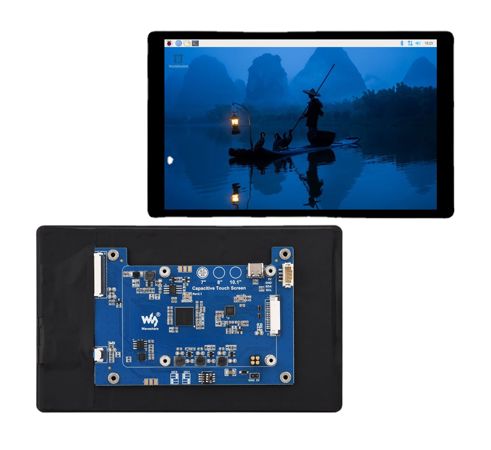 7inch DSI LCD (E) Waveshare Ca - Pi Display ulasan dan harga