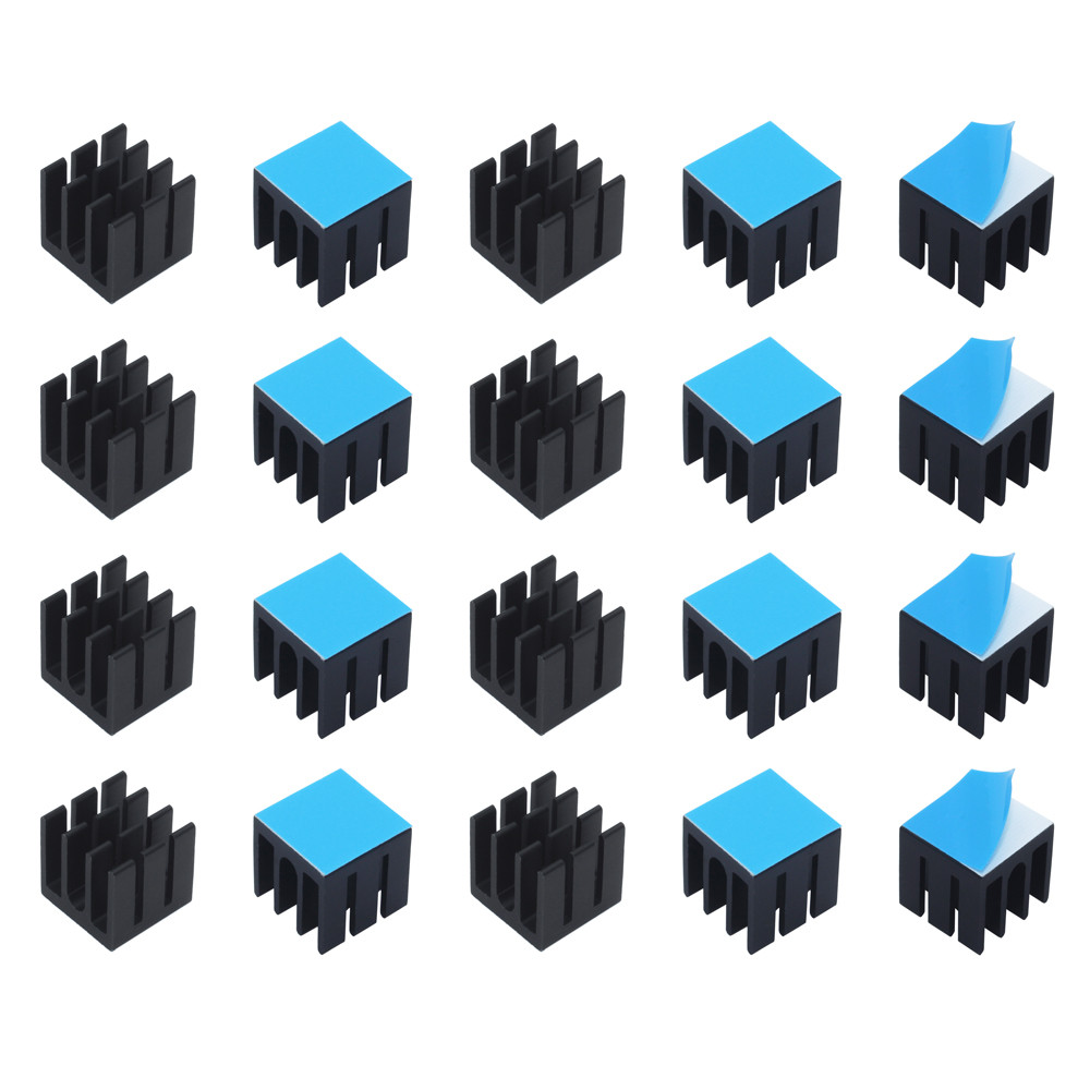 12x12x12mm 50pcs Aluminum Heat - Pi Power Supply ulasan dan harga