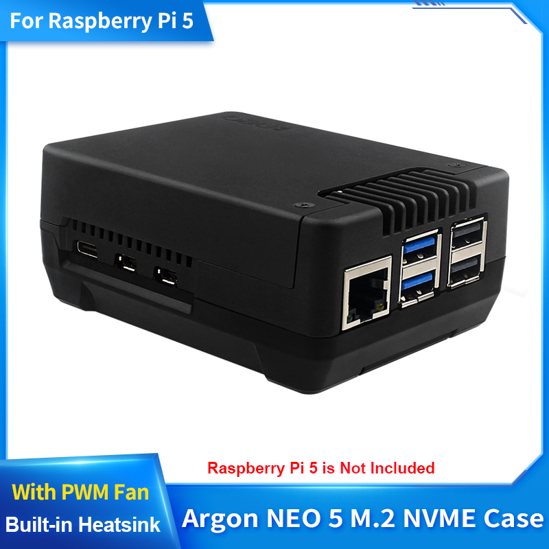 Argon NEO 5 M.2 NVME PCIE Case - Pi Cooler ulasan dan harga