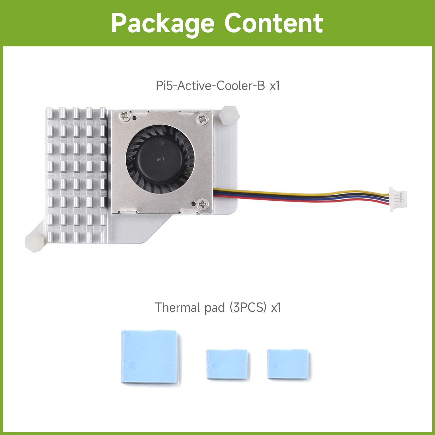 Waveshare Active Cooler (B) fo - Raspberry Pi 5 ulasan dan harga