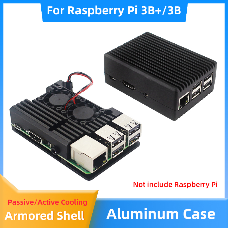 Raspberry Pi 3B+ 3B Aluminum C - Pi Cooler ulasan dan harga