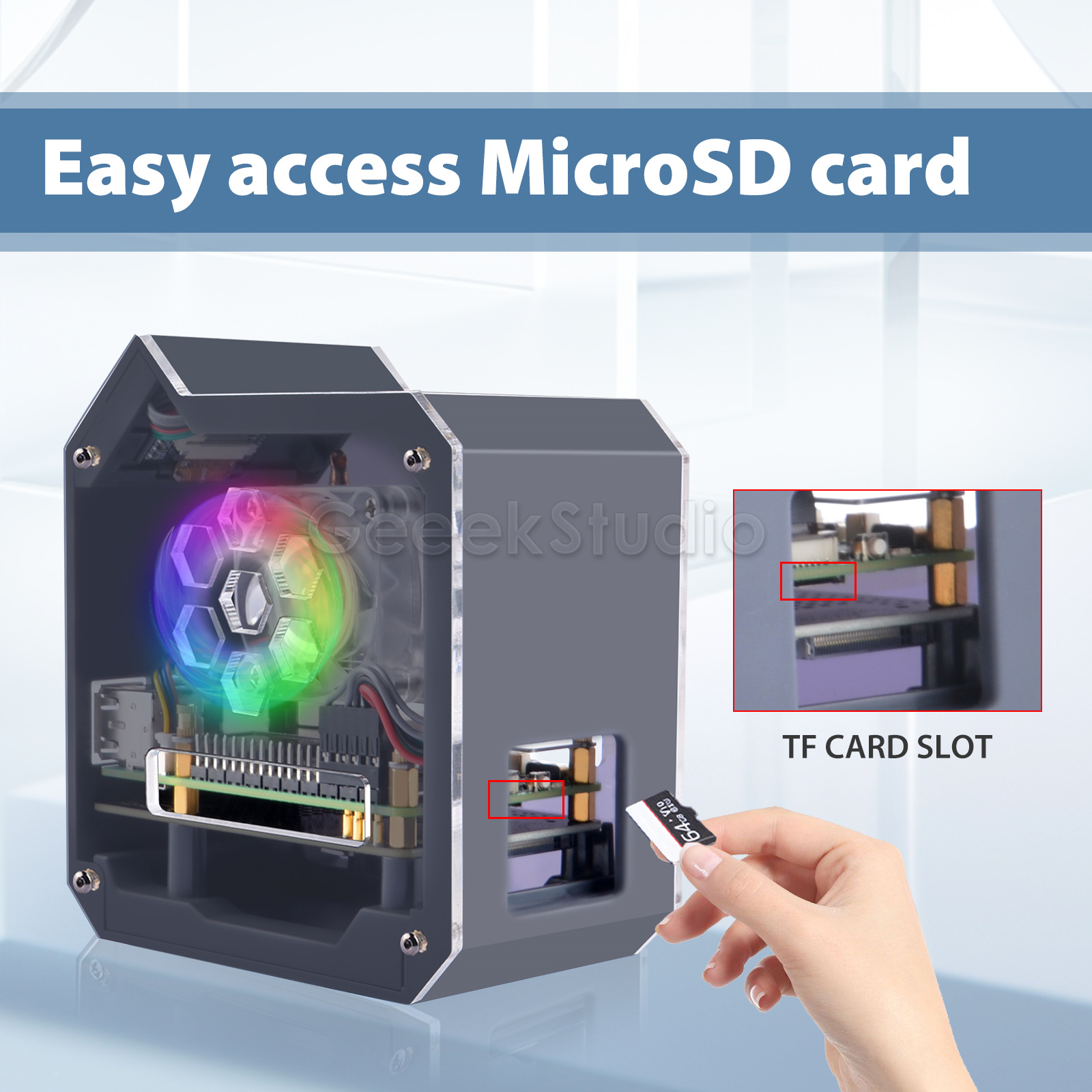 N07 Minitower NVMe NAS Kit For - Pi 5 Case ulasan dan harga